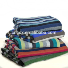 15BLT1018 striped baby cashmere blanket